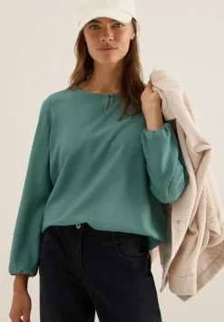 Blouse in effen kleur