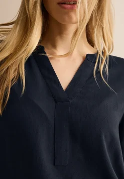 Blouse in effen kleur