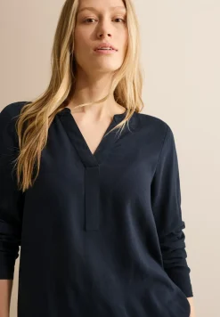 Blouse in effen kleur