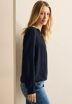 Blouse in effen kleur