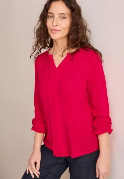 Blouse in effen kleur