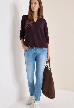 Blouse in effen kleur