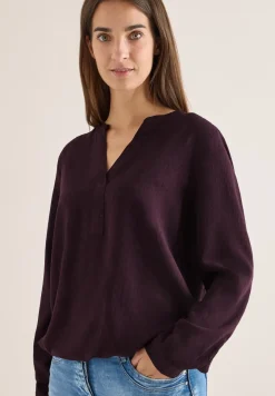 Blouse in effen kleur