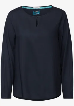 Blouse in effen kleur