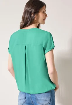 Blouse in effen kleur