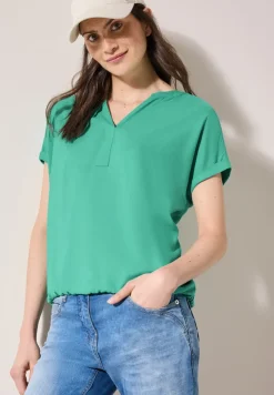 Blouse in effen kleur