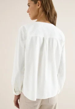 Blouse in effen kleur