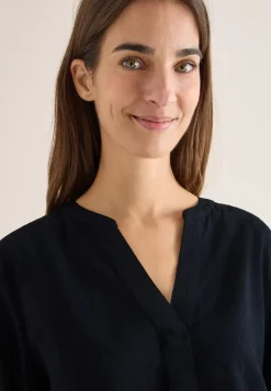 Blouse in effen kleur