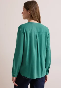Blouse in effen kleur