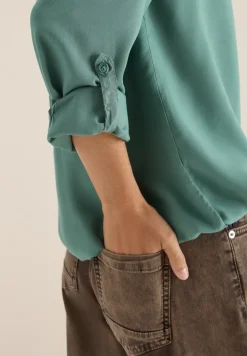 Blouse in effen kleur