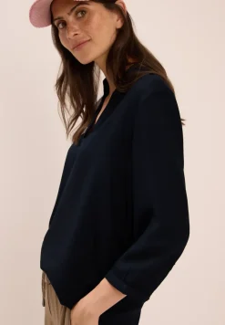 Blouse in effen kleur