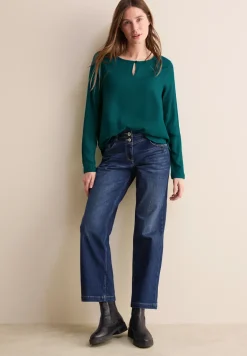 Blouse in effen kleur