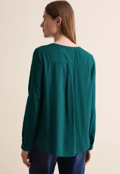 Blouse in effen kleur