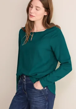 Blouse in effen kleur