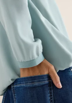 Blouse in effen kleur