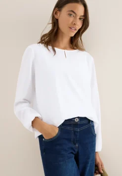 Blouse in effen kleur
