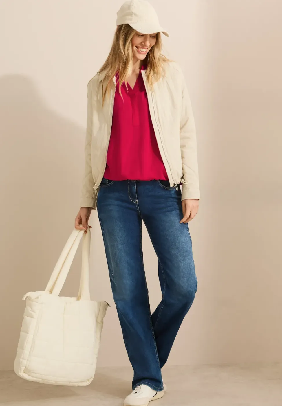 Blouse in effen kleur