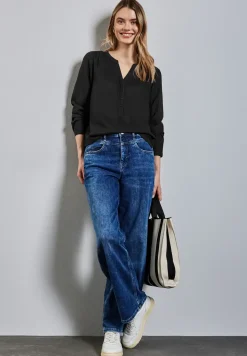 Blouse in effen kleur