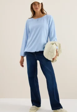 Blouse in effen kleur