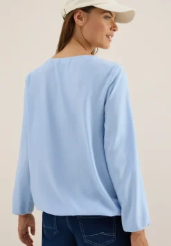 Blouse in effen kleur