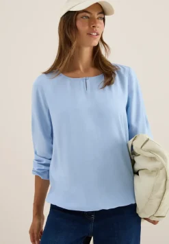 Blouse in effen kleur