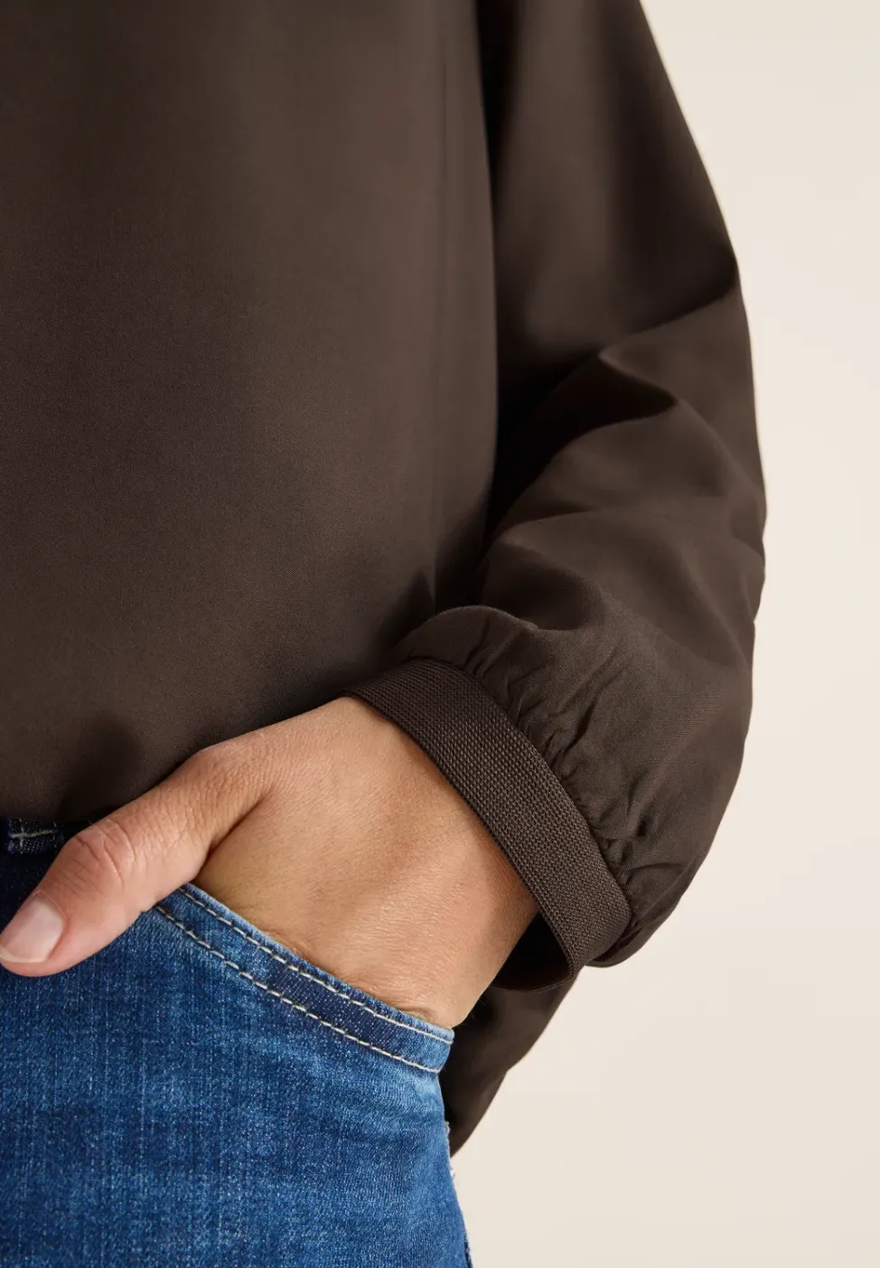 Blouse in effen kleur