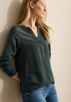 Blouse in effen kleur