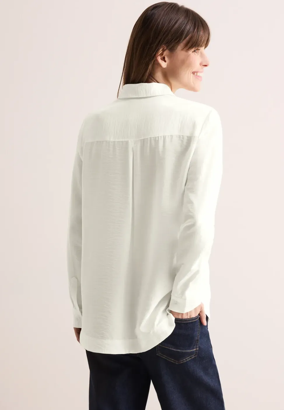 Blouse in effen kleur