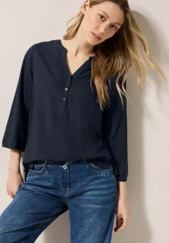 Blouse in effen kleur