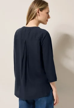 Blouse in effen kleur