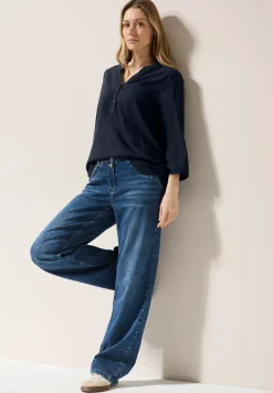 Blouse in effen kleur