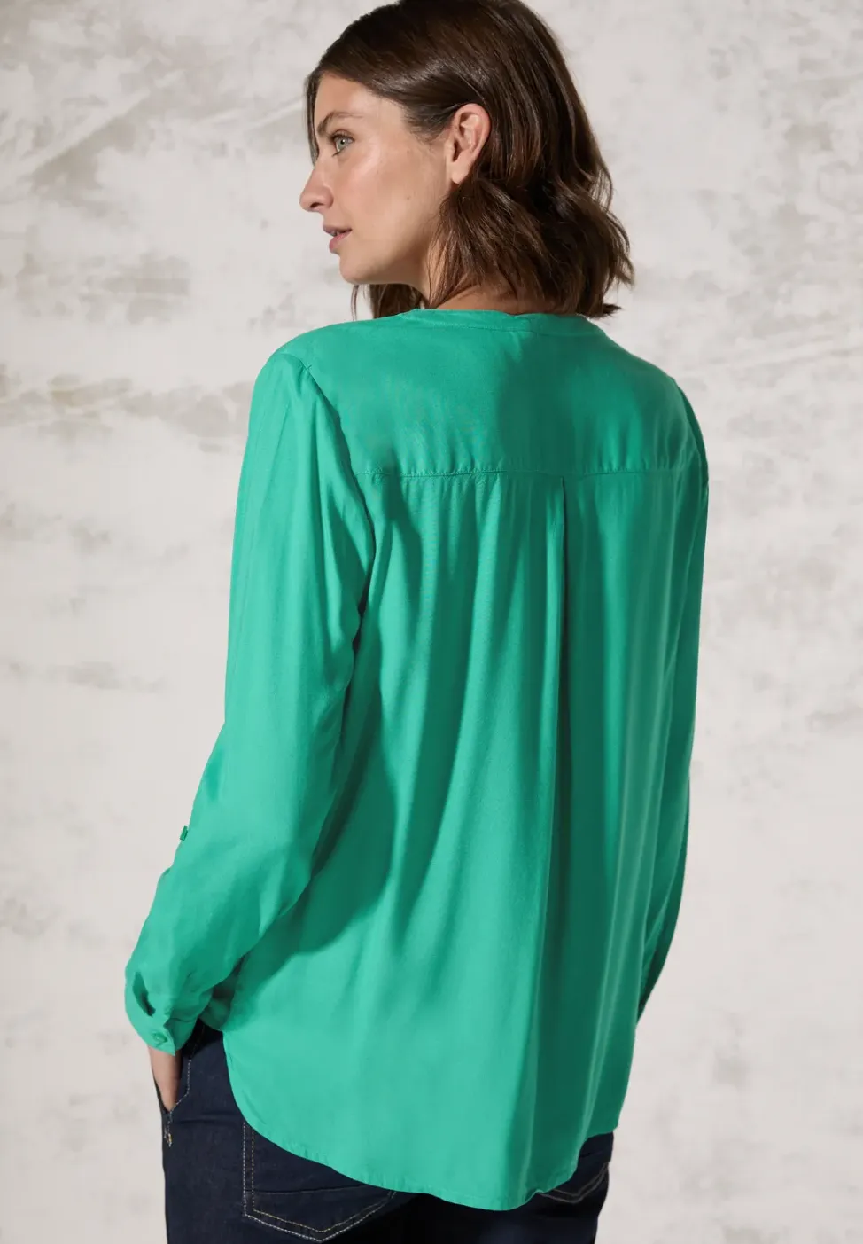 Blouse in effen kleur