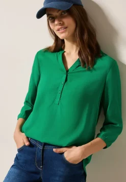 Blouse in effen kleur