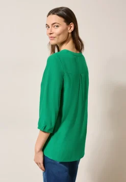 Blouse in effen kleur