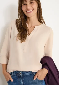 Blouse in effen kleur