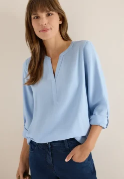 Blouse in effen kleur
