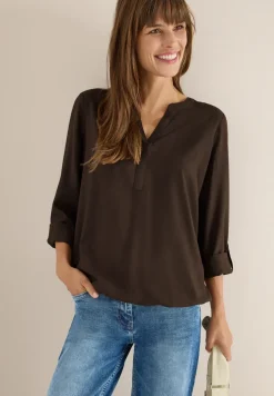 Blouse in effen kleur
