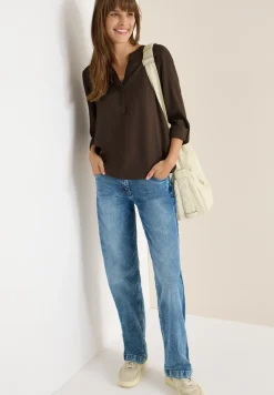 Blouse in effen kleur