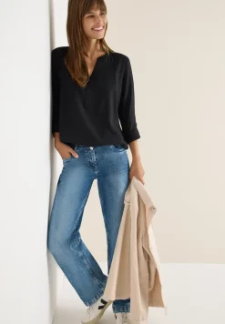 Blouse in effen kleur