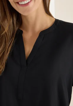 Blouse in effen kleur