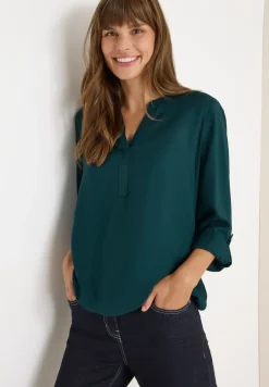 Blouse in effen kleur