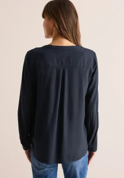 Blouse in effen kleur