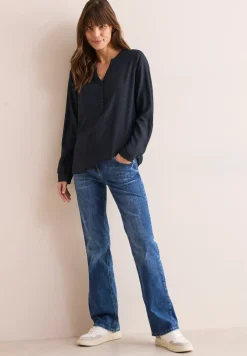 Blouse in effen kleur