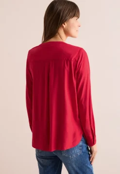 Blouse in effen kleur
