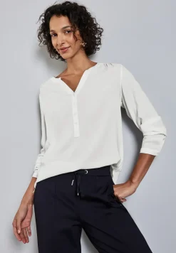 Blouse in effen kleur