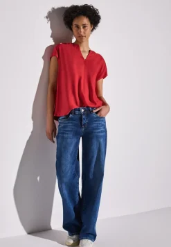 Blouse in effen kleur