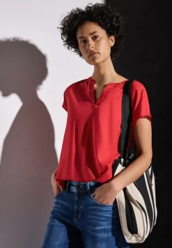 Blouse in effen kleur