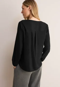Blouse in effen kleur