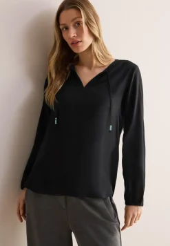 Blouse in effen kleur