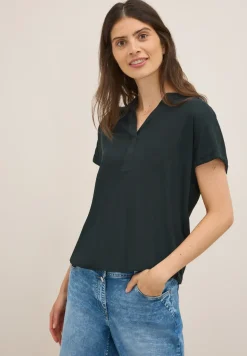 Blouse in effen kleur